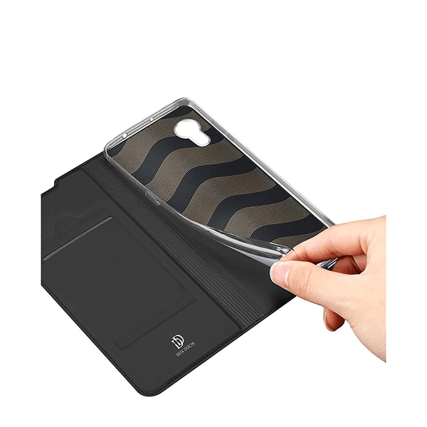 Dux Ducis Flip Tasche Skin Pro Series für Samsung Galaxy Xcover 5, schwarz