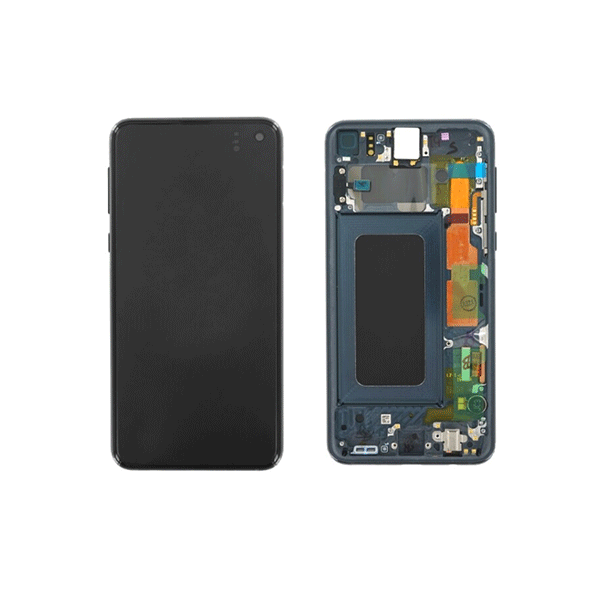 Samsung Galaxy S10E (SM-G970F) LCD Display mit Rahmen, schwarz