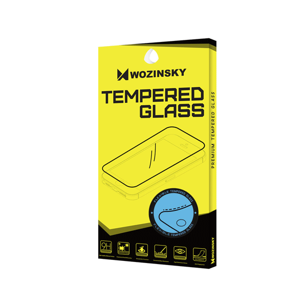 Wozinsky Nano Flexi Hybrid Glasfolie Displayschutz für Samsung Galaxy A52 5G/A52 4G, schwarz