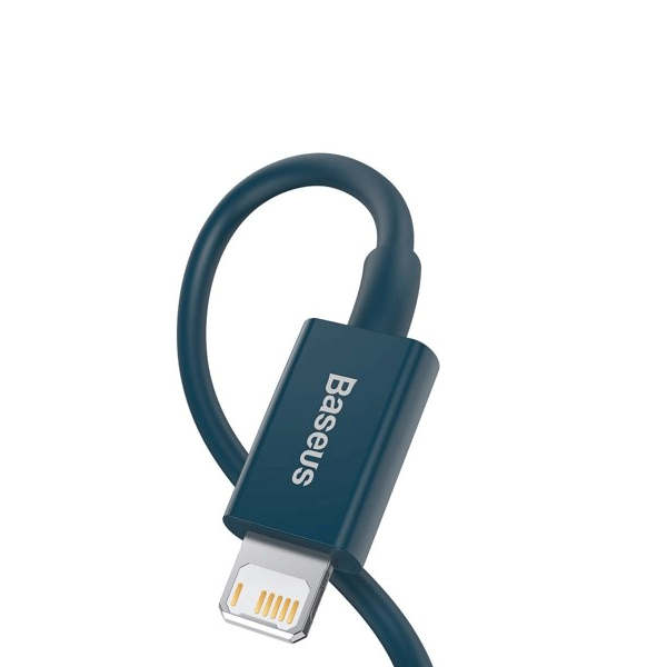Baseus Superior Schnellladekabel USB - Lightning für iPhone, iPad 2,4A blau (2m) Baseus Superior Schnellladekabel USB - Lightning für iPhone, iPad 2,4A blau (2m)