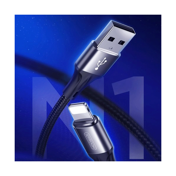 Joyroom Lade-/Datenkabel- USB - Lightning 3 A 0,2 m schwarz Joyroom Lade-/Datenkabel- USB - Lightning 3 A 0,2 m schwarz