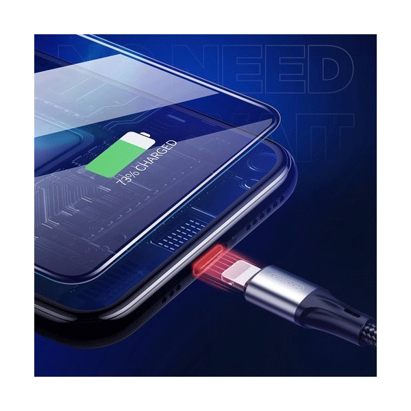 Joyroom Lade-/Datenkabel- USB - Lightning 3 A 0,2 m schwarz Joyroom Lade-/Datenkabel- USB - Lightning 3 A 0,2 m schwarz