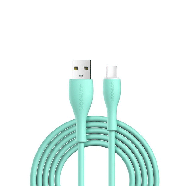 Joyroom Lade-/Datenkabel - USB zu Typ-C 3A grün (1m) Joyroom Lade-/Datenkabel - USB zu Typ-C 3A grün (1m)