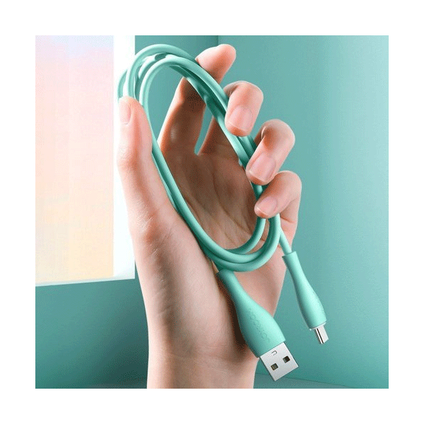 Joyroom Lade-/Datenkabel - USB zu Typ-C 3A grün (1m) Joyroom Lade-/Datenkabel - USB zu Typ-C 3A grün (1m)