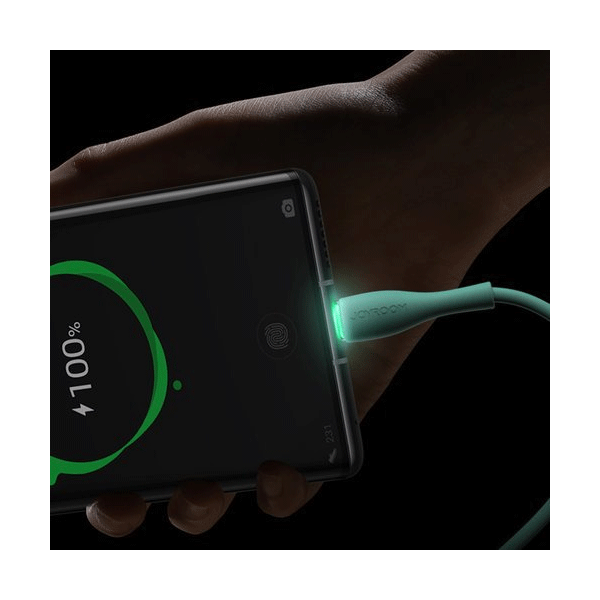 Joyroom Lade-/Datenkabel - USB zu Typ-C 3A grün (1m) Joyroom Lade-/Datenkabel - USB zu Typ-C 3A grün (1m)