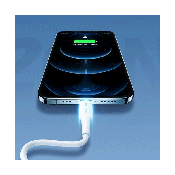 Joyroom Schnellladekabel - USB Typ-C zu Lightning Power Delivery 2,4A 20W schwarz (1,2 m) Joyroom Schnellladekabel - USB Typ-C zu Lightning Power Delivery 2,4A 20W schwarz (1,2 m)