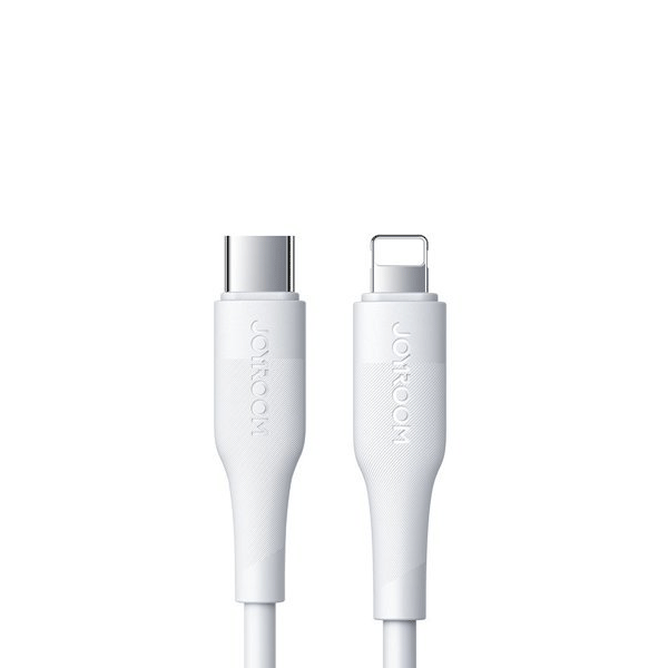 Joyroom Schnellladekabel - USB Typ-C zu Lightning Power Delivery 2,4A 20W weiss (1,2 m) Joyroom Schnellladekabel - USB Typ-C zu Lightning Power Delivery 2,4A 20W weiss (1,2 m)