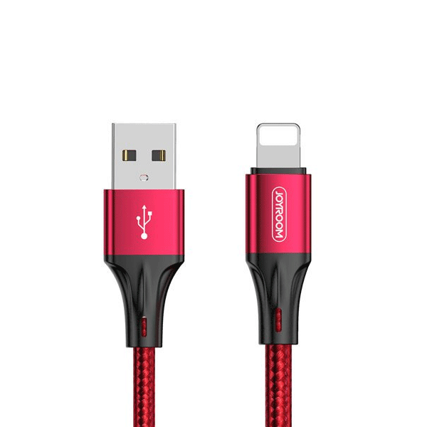 Joyroom Lade-/Datenkabel- USB - Lightning 3 A 0,2 m rot Joyroom Lade-/Datenkabel- USB - Lightning 3 A 0,2 m rot