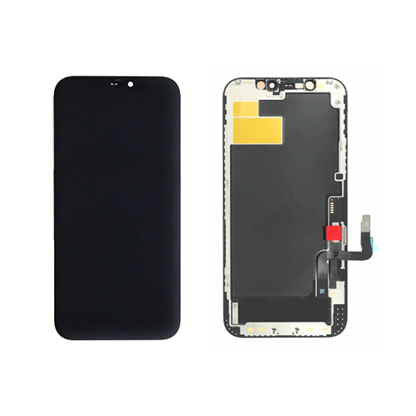 Display (Soft-OLED) + Touchscreen passend für Apple iPhone 12 / 12 Pro (IC Removable), schwarz