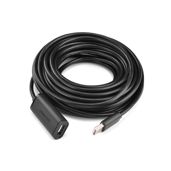 Ugreen Aktivkabel USB 2.0 Verlängerungskabel 480 Mbit/s schwarz (5m) Ugreen Aktivkabel USB 2.0 Verlängerungskabel 480 Mbit/s schwarz (5m)