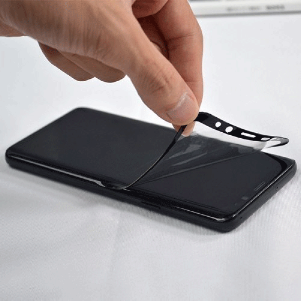 starfix Nano Flexi Hybrid Displayschutz mit Rahmen für Samsung Galaxy S21 Ultra 5G transparent