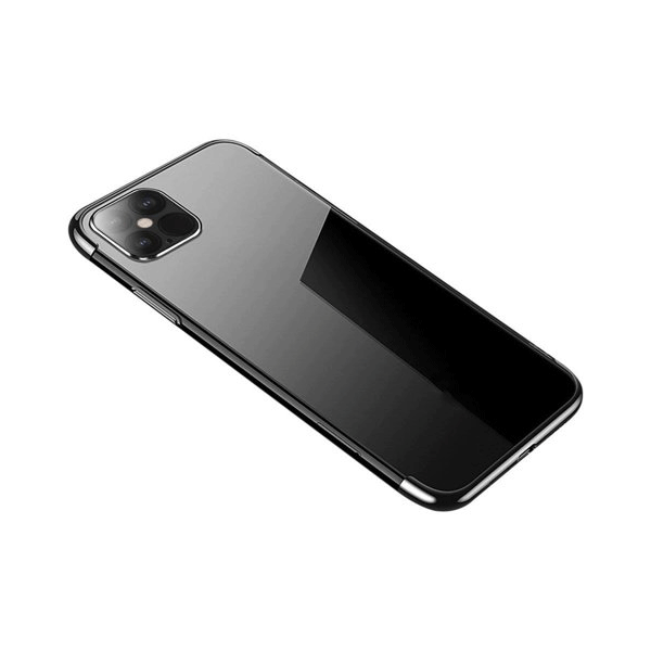 starfix Color Silikon-Hülle für Xiaomi Mi 10T Lite transparent/schwarz