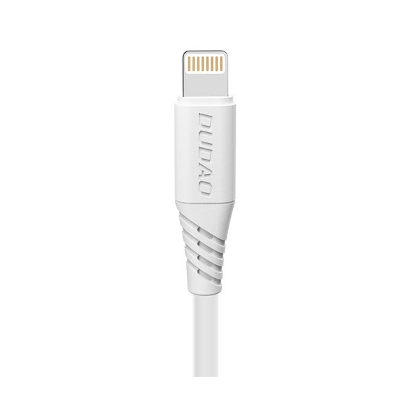Dudao USB / Lightning 6A Lade-/Datenkabel 1m weiß (L2L) Dudao USB / Lightning 6A Lade-/Datenkabel 1m weiß (L2L)
