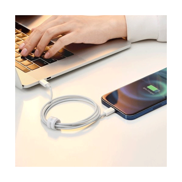 Baseus Superior USB-Kabel zu Lightning Lade-/Datenkabel 2.4A 1 m Weiß (CALYS-A02) Baseus Superior USB-Kabel zu Lightning Lade-/Datenkabel 2.4A 1 m Weiß (CALYS-A02)