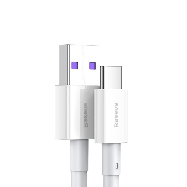 Baseus Superior Lade-/Datenkabel USB - USB Typ C 6A 66W 1m weiß (CATYS-02)