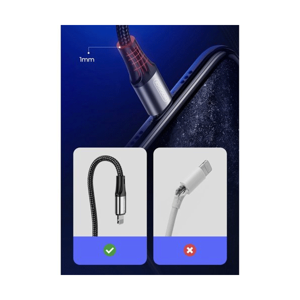 Joyroom USB Lade-/Datenkabel USB zu Lightning 3A 1 m schwarz (S-1030N1) Joyroom USB Lade-/Datenkabel USB zu Lightning 3A 1 m schwarz (S-1030N1)