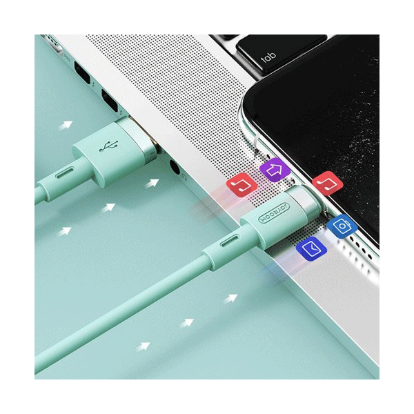 Joyroom USB Lade-/Datenkabel 2.4A USB Lightning für iPhone/iPad/Airpods 1,2 m schwarz (S-1224N2) Joyroom USB Lade-/Datenkabel 2.4A USB Lightning für iPhone/iPad/Airpods 1,2 m schwarz (S-1224N2)
