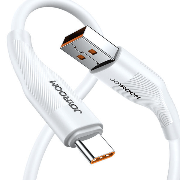 Joyroom USB-Kabel zu USB Typ C für schnelles Laden / Datenübertragung 6A 1m weiß (S-1060M12)