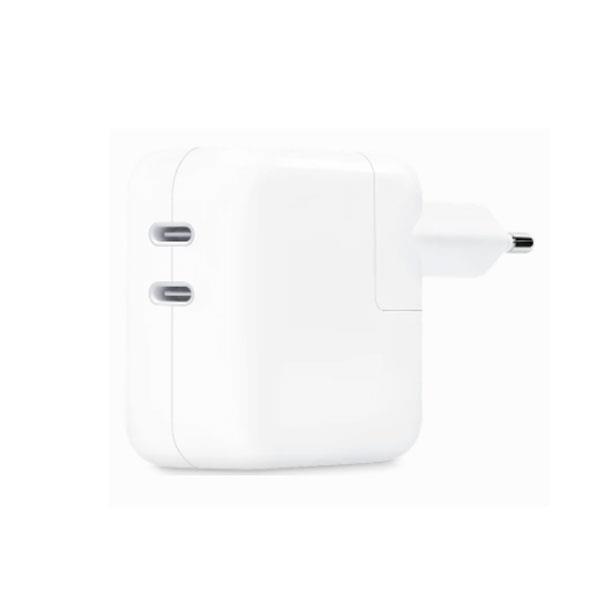 Apple Dual USB-C Power Adapter, USB-Netzteil USB-C, 35W (MW2K3ZM/A)