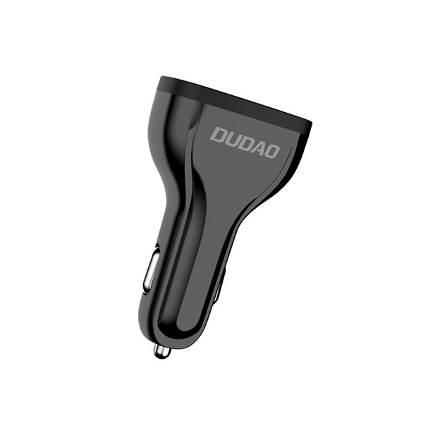 Dudao Multi KFZ-Ladegerät Quick Charge Schnelladegerät 3.0 QC3.0 2.4A 18W 3x USB Schwarz (R7S) Dudao Multi KFZ-Ladegerät Quick Charge Schnelladegerät 3.0 QC3.0 2.4A 18W 3x USB Schwarz (R7S)
