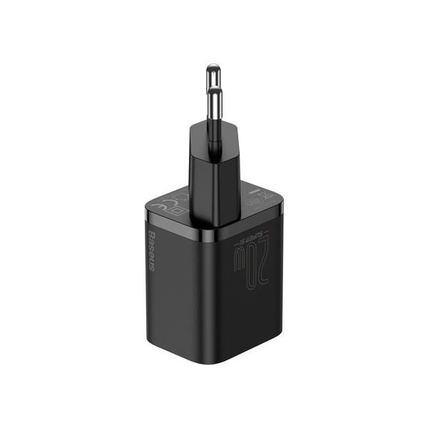 Baseus Super Si 1C Schnellladegerät USB-C 20W Power Delivery schwarz (CCSUP-B01) Baseus Super Si 1C Schnellladegerät USB-C 20W Power Delivery schwarz (CCSUP-B01)