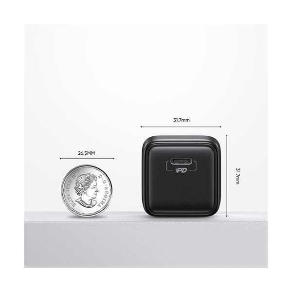 Joyroom mini Schnelladegerät USB-C PD Netz-Adapter 25 W, schwarz Joyroom mini Schnelladegerät USB-C PD Netz-Adapter 25 W, schwarz