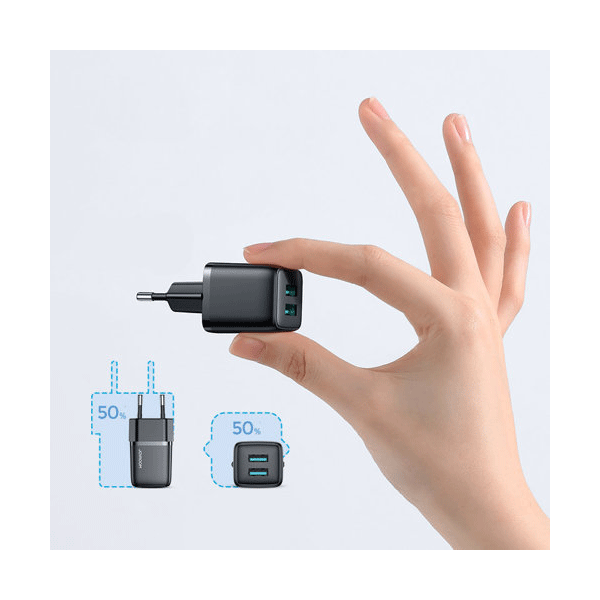 Joyroom Smart Ladegerät 2x USB 12W 2,4A weiß (L-2A121) Joyroom Smart Ladegerät 2x USB 12W 2,4A weiß (L-2A121)