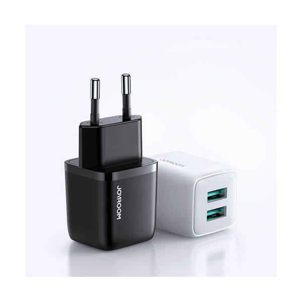Joyroom Smart Ladegerät 2x USB 12W 2,4A weiß (L-2A121) Joyroom Smart Ladegerät 2x USB 12W 2,4A weiß (L-2A121)