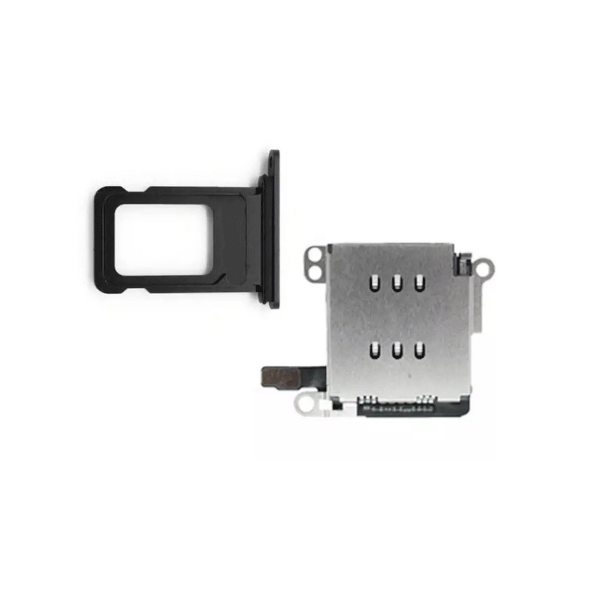 Dual SIM-Leser Modul inkl. Simhalter für iPhone XR, schwarz
