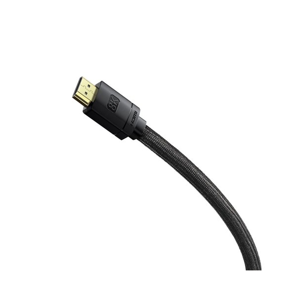 Baseus HDMI 2.1 Kabel 8K 60 Hz 48 Gbps/4K 120 Hz/2K 144 Hz 3D eARC QMS Dynamic HDR VRR ALLM 3m schwarz Baseus HDMI 2.1 Kabel 8K 60 Hz 48 Gbps/4K 120 Hz/2K 144 Hz 3D eARC QMS Dynamic HDR VRR ALLM 3m schwarz