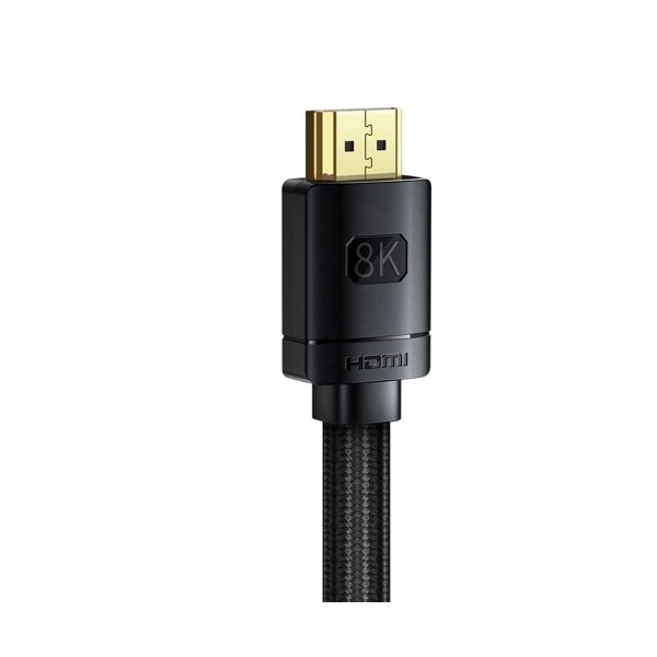 Baseus HDMI 2.1 Kabel 8K 60 Hz 48 Gbps/4K 120 Hz/2K 144 Hz 3D eARC QMS Dynamic HDR VRR ALLM 3m schwarz Baseus HDMI 2.1 Kabel 8K 60 Hz 48 Gbps/4K 120 Hz/2K 144 Hz 3D eARC QMS Dynamic HDR VRR ALLM 3m schwarz