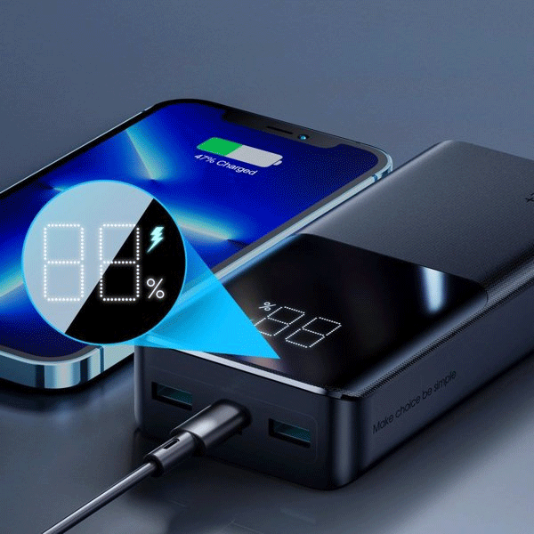 Joyroom Powerbank 20000mAh 22,5W PD QC3.0 AFC schwarz (JR-QP192) Joyroom Powerbank 20000mAh 22,5W PD QC3.0 AFC schwarz (JR-QP192)