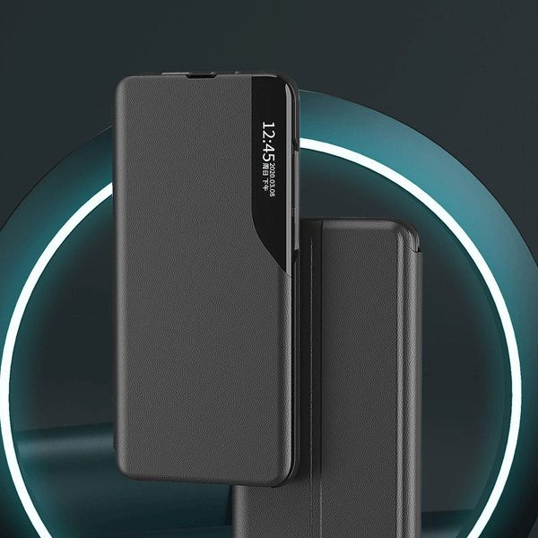 starfix Eco Leather View Wallet für Samsung Galaxy A54 5G mit Standfunktion schwarz starfix Eco Leather View Wallet für Samsung Galaxy A54 5G mit Standfunktion schwarz