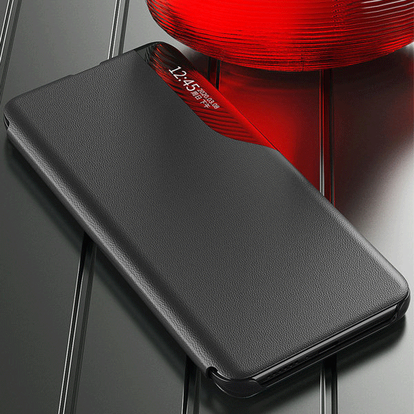 starfix Eco Leather View Wallet für Samsung Galaxy A54 5G mit Standfunktion schwarz starfix Eco Leather View Wallet für Samsung Galaxy A54 5G mit Standfunktion schwarz