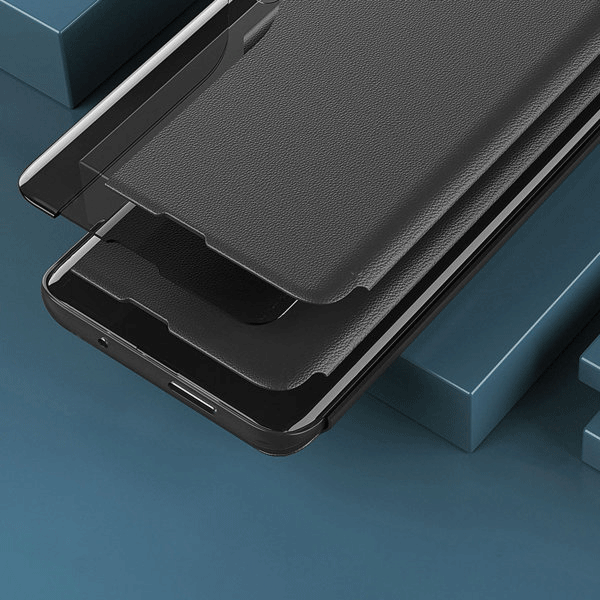 starfix Eco Leather View Wallet für Samsung Galaxy A54 5G mit Standfunktion schwarz starfix Eco Leather View Wallet für Samsung Galaxy A54 5G mit Standfunktion schwarz