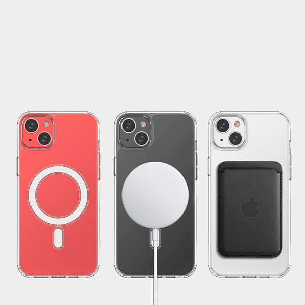 starfix Magsafe kompatibel Silikon-Hülle für iPhone 15 PLUS, transparent starfix Magsafe kompatibel Silikon-Hülle für iPhone 15 PLUS, transparent