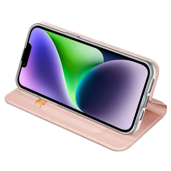 Dux Ducis Skin Pro Flip-Wallet Case für Apple iPhone 15 Plus, pink Dux Ducis Skin Pro Flip-Wallet Case für Apple iPhone 15 Plus, pink