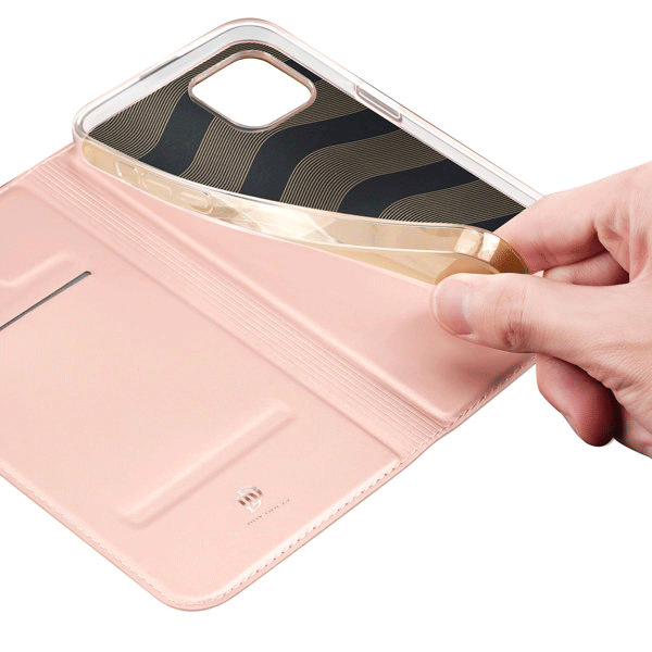 Dux Ducis Skin Pro Flip-Wallet Case für Apple iPhone 15 Plus, pink Dux Ducis Skin Pro Flip-Wallet Case für Apple iPhone 15 Plus, pink