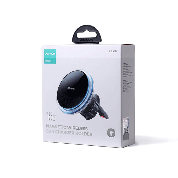 Joyroom Air Vent KFZ-Handy-Halterung mit 15 W Qi Wireless Charger (MagSafe-kompatibel) Silber Joyroom Air Vent KFZ-Handy-Halterung mit 15 W Qi Wireless Charger (MagSafe-kompatibel) Silber