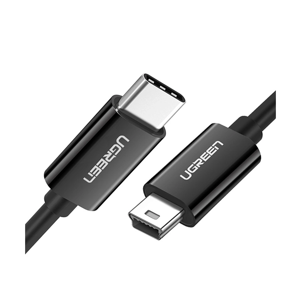 Ugreen US242 USB-C (männlich) / Mini-USB (männlich) Kabel 1m, Schwarz