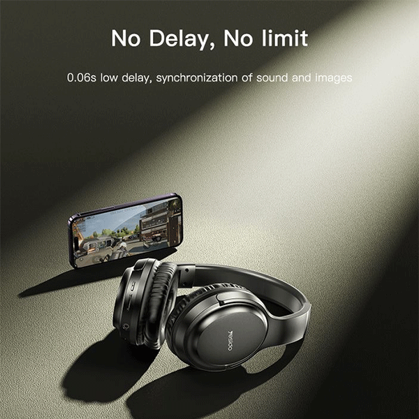 Yesido EP04 Bluetooth 5.3 HD HIFI Faltbares Stereo Headset mit Audiokabel, schwarz Yesido EP04 Bluetooth 5.3 HD HIFI Faltbares Stereo Headset mit Audiokabel, schwarz