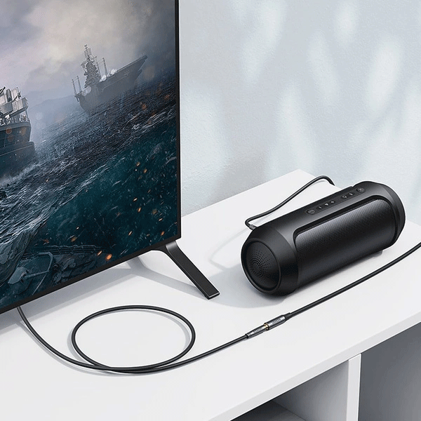 Ugreen AV190 Kabel AUX-Verlängerungskabel 3,5 mm Miniklinke 3m, schwarz Ugreen AV190 Kabel AUX-Verlängerungskabel 3,5 mm Miniklinke 3m, schwarz
