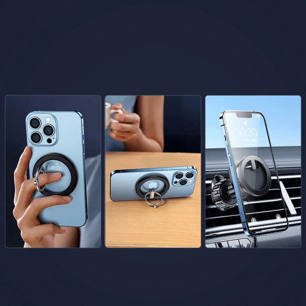 Joyroom Kit multifunktionaler magnetischer Autohalter Ring Telefonhalterung schwarz (JR-ZS294) Joyroom Kit multifunktionaler magnetischer Autohalter Ring Telefonhalterung schwarz (JR-ZS294)