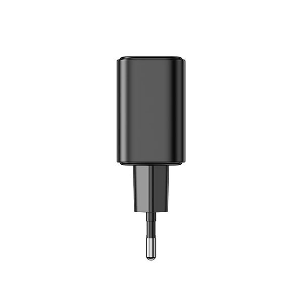 Joyroom JR-TCF05 20W USB-A + USB-C Dual Ladegerät + USB-C zu USB-C Kabel, schwarz (JR-TCF05) Joyroom JR-TCF05 20W USB-A + USB-C Dual Ladegerät + USB-C zu USB-C Kabel, schwarz (JR-TCF05)