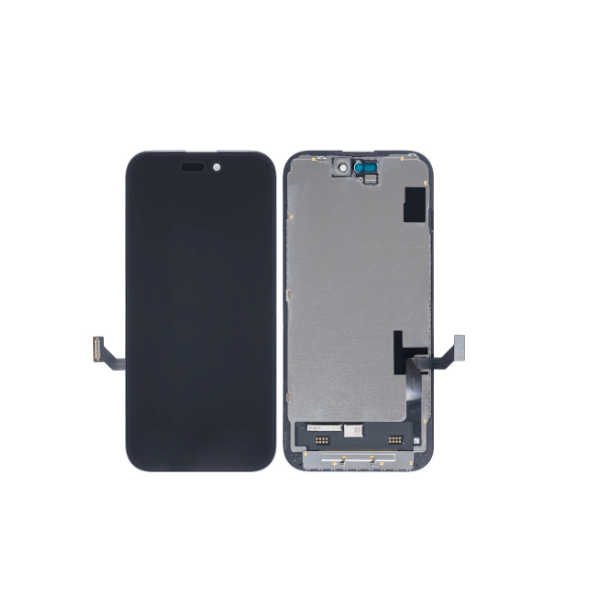 LCD Display +Touchscreen kompatibel mit iPhone 15, schwarz