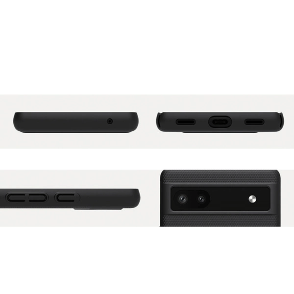 Nillkin Super Frosted Shield Schutz-Hülle für Google Pixel 6a, schwarz Nillkin Super Frosted Shield Schutz-Hülle für Google Pixel 6a, schwarz