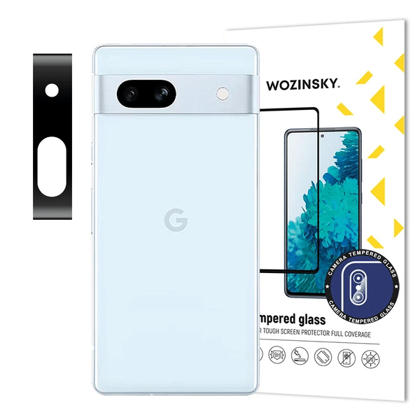 Wozinsky Full Kamera gehärtetes 9H Schutz-Glas für Google Pixel 7a, schwarz Wozinsky Full Kamera gehärtetes 9H Schutz-Glas für Google Pixel 7a, schwarz