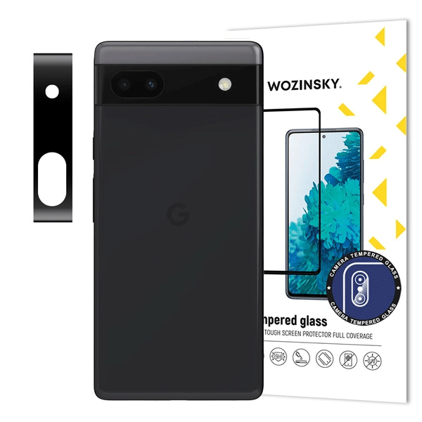 Wozinsky Full Kamera gehärtetes 9H Schutz-Glas für Google Pixel 6a, schwarz Wozinsky Full Kamera gehärtetes 9H Schutz-Glas für Google Pixel 6a, schwarz
