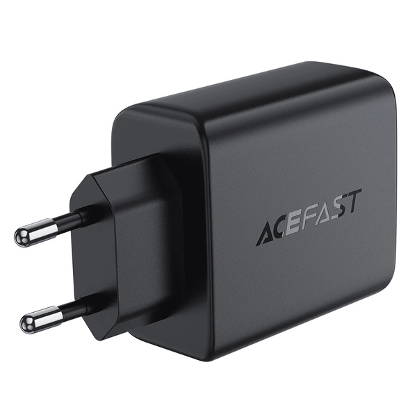 Acefast A61 PD 45W GaN-Ladegerät 2 x USB-C + 2 x USB-A mit 4 Anschlüssen, schwarz Acefast A61 PD 45W GaN-Ladegerät 2 x USB-C + 2 x USB-A mit 4 Anschlüssen, schwarz