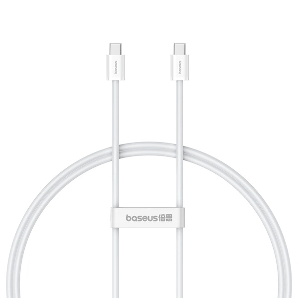 Baseus Superior Series II Schnelladekabel USB-C zu USB-C 30 W 480 Mbit/s Daten-/Ladekabel 2m, Weiß Baseus Superior Series II Schnelladekabel USB-C zu USB-C 30 W 480 Mbit/s Daten-/Ladekabel 2m, Weiß